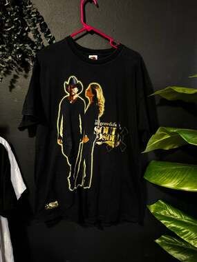 Vintage 2007 Tim McGraw & Faith Hill Soul2Soul Tour Concert T-Shirt